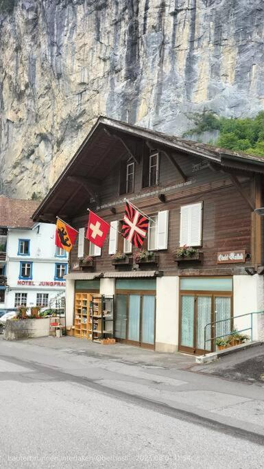 Chalet Maithili Lauterbrunnen -152-Year-Old Majestic Chalet Exterior foto